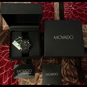 Movado Museum Black Sports Watch 0606507